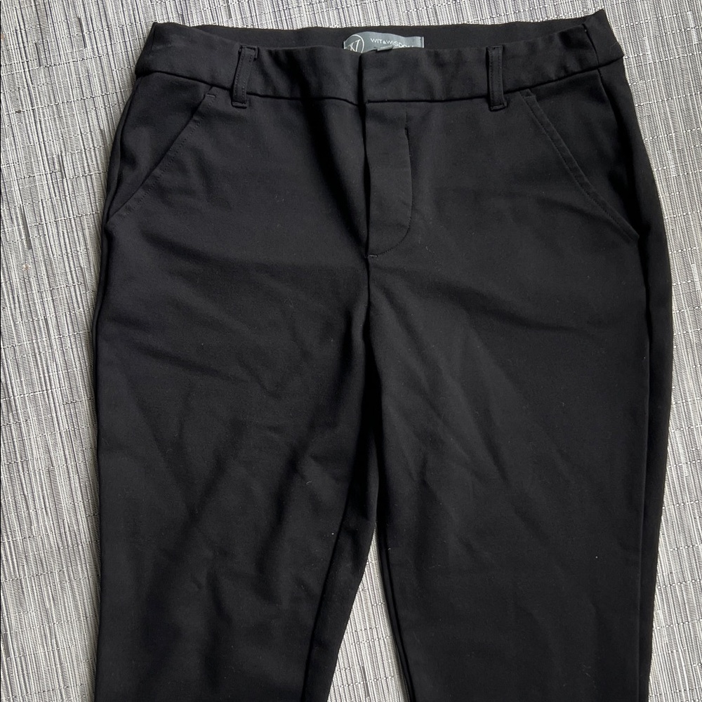 Wit & Wisdom Black Ankle Pants